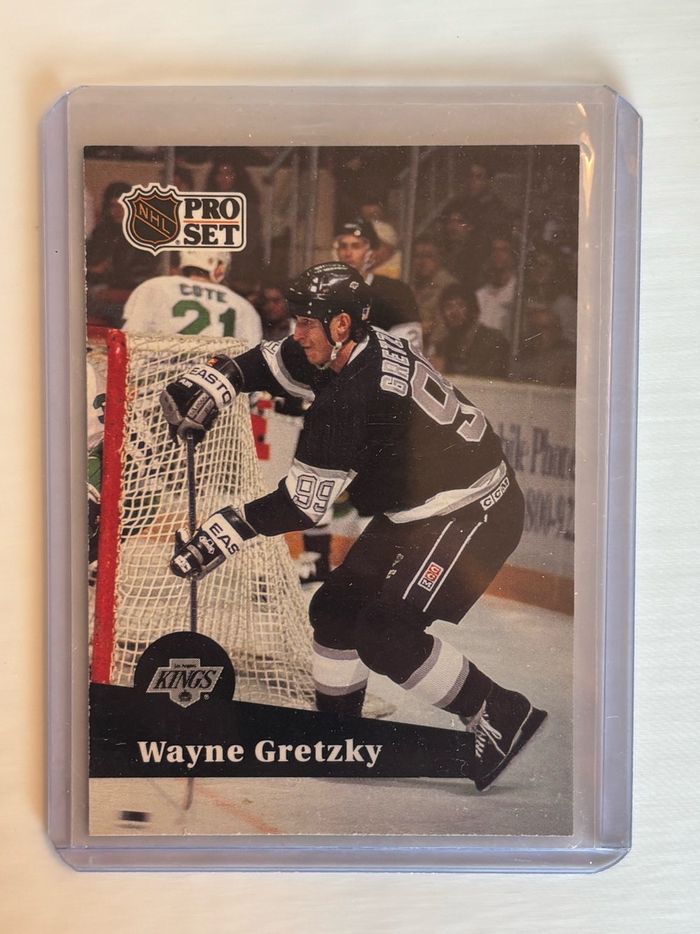 Wayne Gretzky 1991-92 Pro Set #101 Los Angeles Kings Hockey Card HOF